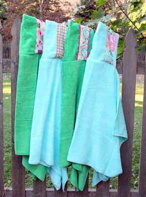 Embellished Hooded Towel Tutorial