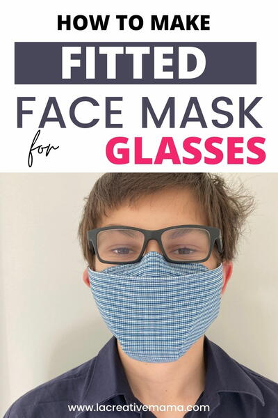 Diy Fitted Face Mask For Glasses – Free Pattern
