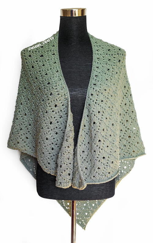 Merlin Sage Shawl