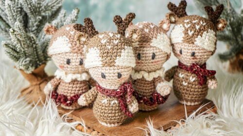 Cute Amigurumi Crochet Deer