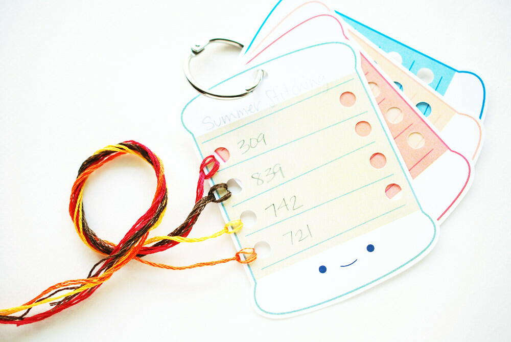 The Cutest Thread Organizer | AllFreePaperCrafts.com