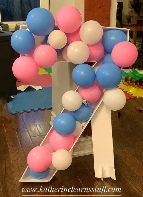 Diy - Giant Balloon Number