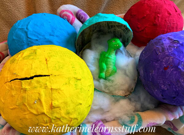 How To Make Paper Mache Dragon Eggs