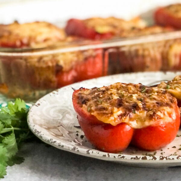 Lasagna Stuffed Peppers