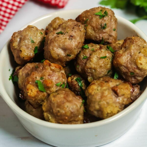 Oven Baked Meatballs