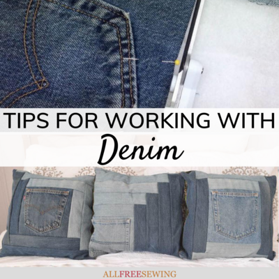 5+ Tips for Working with Upcycled Denim