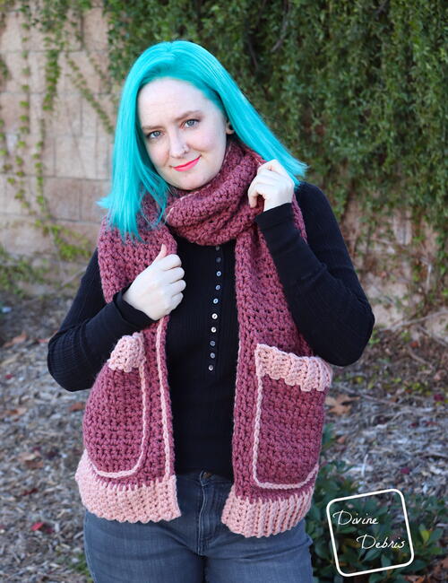 Lila Pocket Scarf