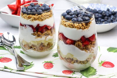 Fruit And Yogurt Parfaits