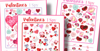 I Spy Printable – Valentine’s