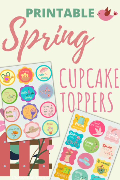 Printable Cupcake Toppers