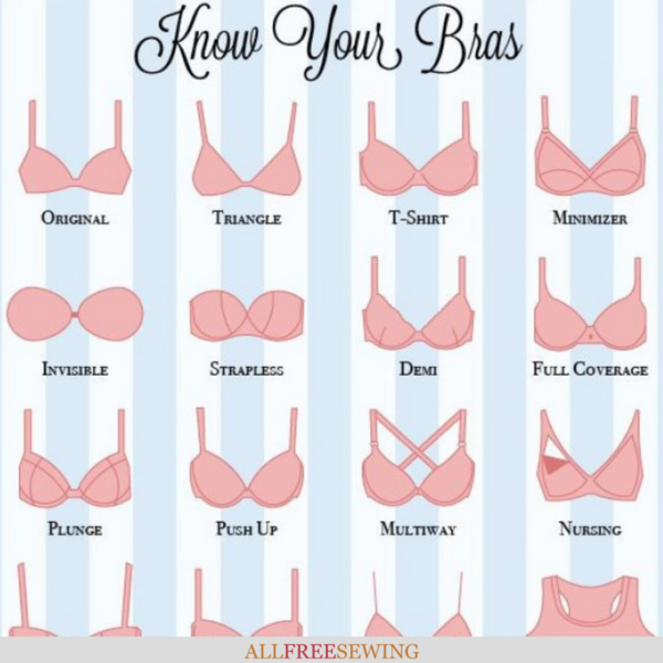 Learn About The Different Types Of Bras