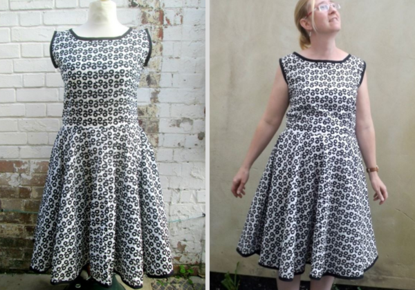 Halter Neck Dress Without a Pattern: Drafting the Pattern - Tea and a Sewing  Machine