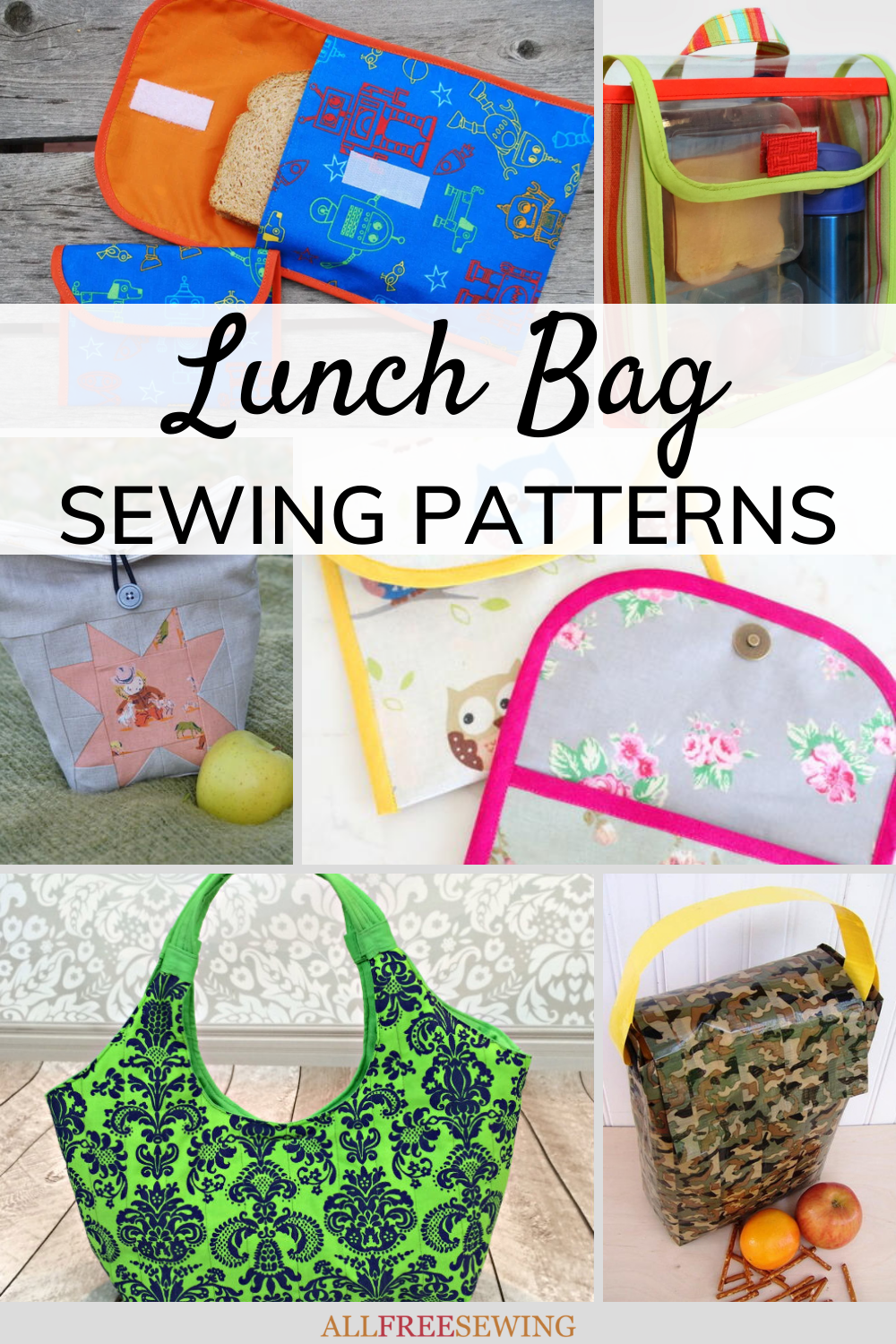 15+ Lunch Bag Sewing Patterns (Free!) | AllFreeSewing.com 15-lunch-bag-sewing-patterns-free-allfreesewing-com