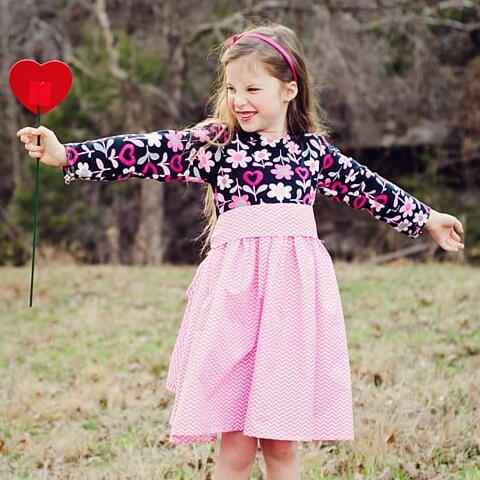 Pretty in Pink Girls Dress Pattern