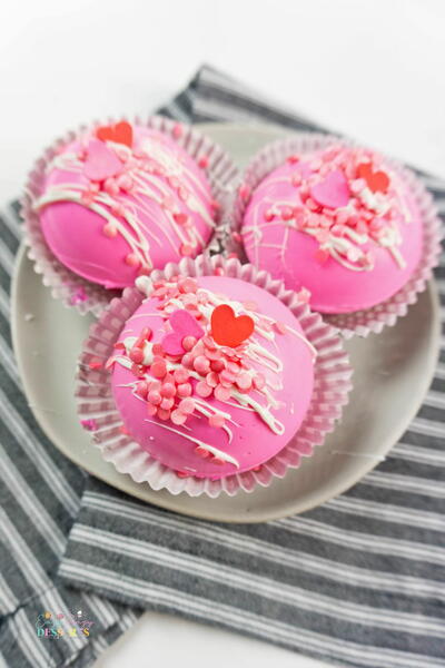 Valentine Hot Chocolate Bombs