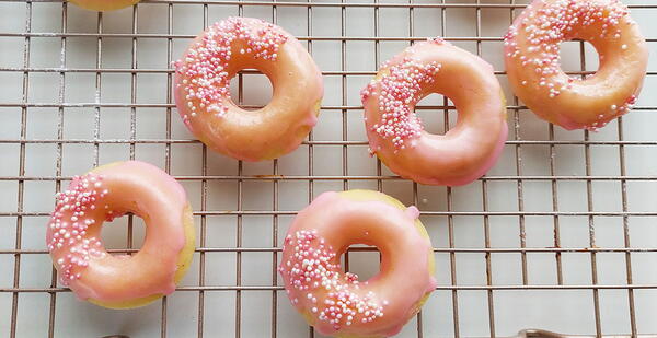 Baked Pancake Donuts – No Yeast