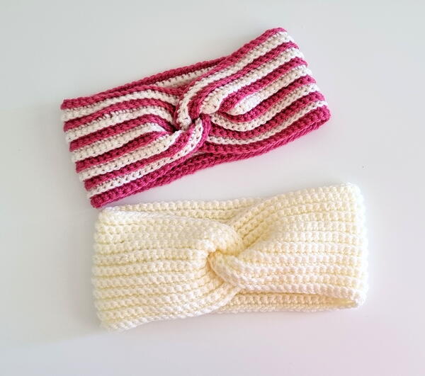 Simple Crochet Ear Warmer Headband-