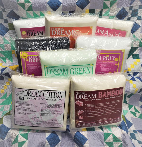 Quilter’s Dream Batting Twin Sized Variety Pack Giveaway