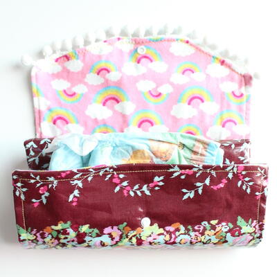 Diaper Clutch and Waterproof Changing Mat