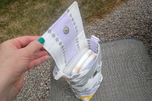 Compact Fabric Diaper Case