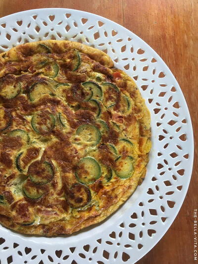 Frittata Recipe With Zucchini & Fresh Tomatoes That You Will Love