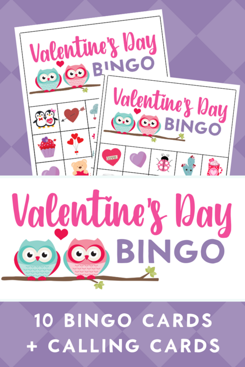 Free Printable Valentine Bingo Game For Kids