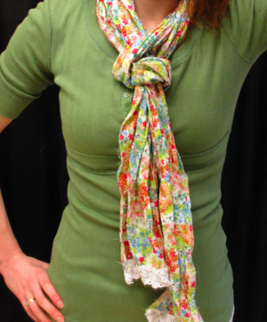 How to Sew a Simple Scarf, Designer Inspired