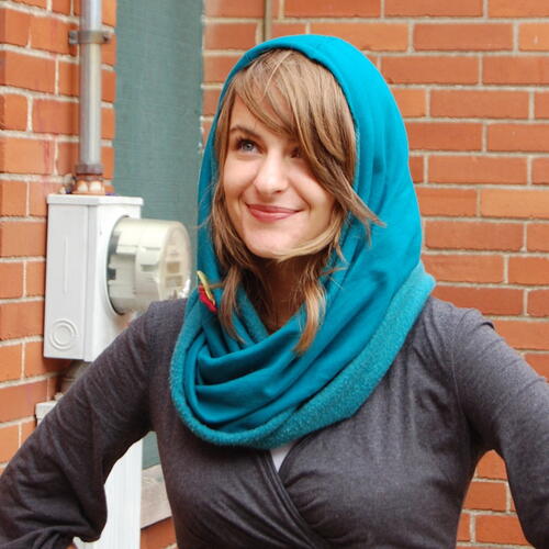 How to Make a Hooded Infinity Scarf 