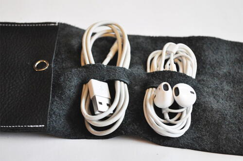 Posh Leather DIY Cord Organizer