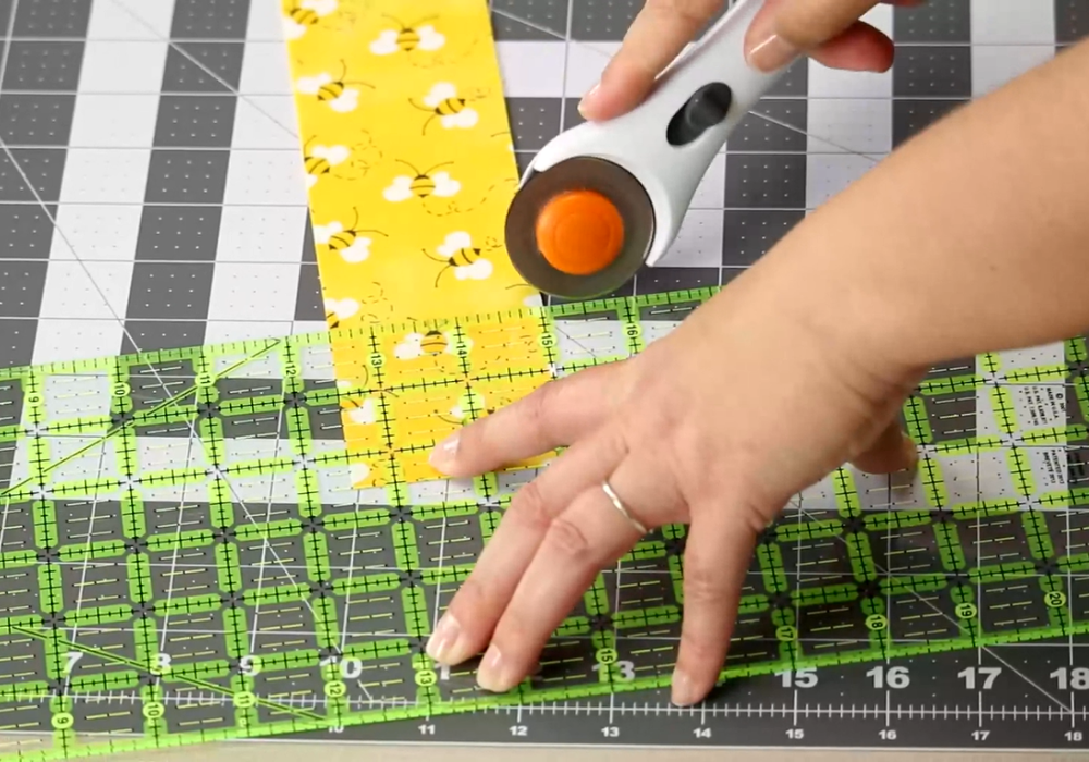 How to Use a Rotary Cutter and Mat | AllFreeSewing.com