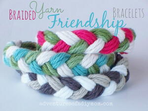 Easy Yarn Friendship Bracelets