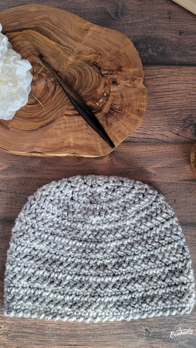 Herringbone Half Double Crochet Hat