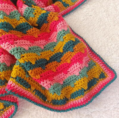 Scallop Shell Baby Blanket