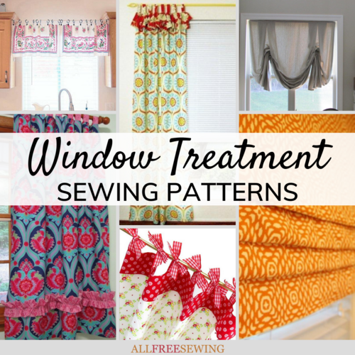 Free Sewing Patterns to Make Window Treatment Projects | AllFreeSewing.com