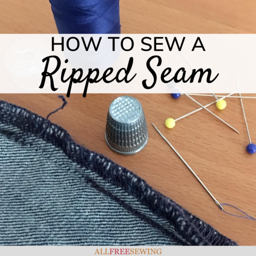 How To Sew A Ripped Seam in Garments AllFreeSewing how-to-sew-a-ripped-seam-in-garments-allfreesewing
