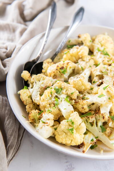 Air Fryer Cheesy Cauliflower