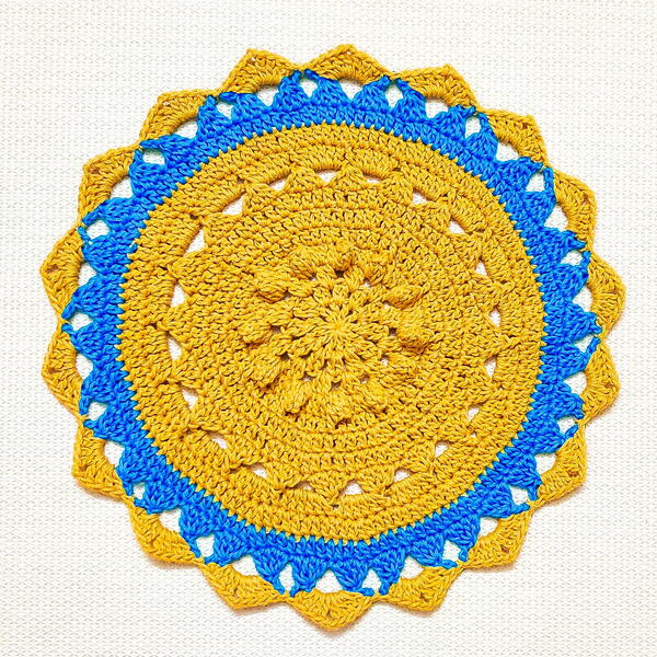 Amber Crochet Placemat Doily