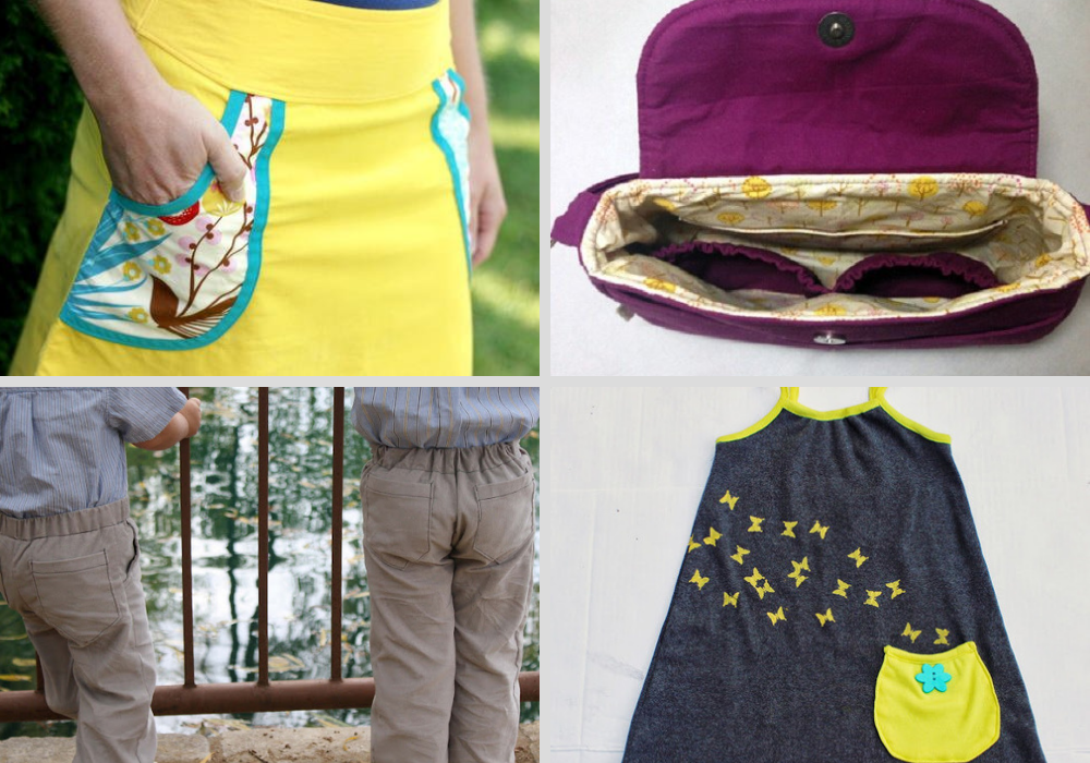 How to Sew Pockets & 8 Free Pocket Patterns | AllFreeSewing.com