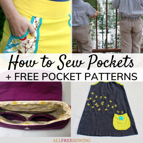 How to Sew Pockets Plus 8 Free Pocket Patterns