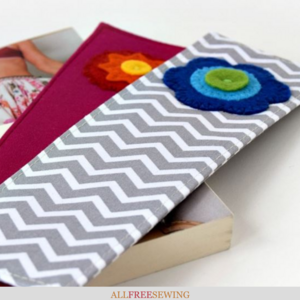 DIY Fabric Bookmarks With Felt Applique