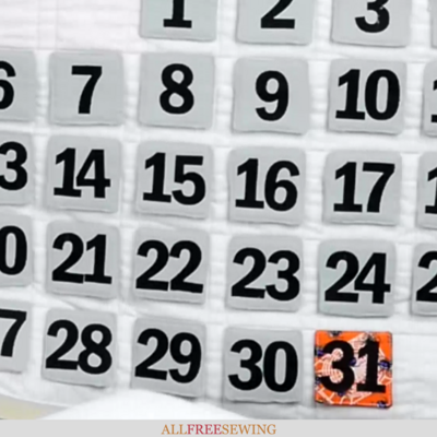 Quilted Wall Calendar (Video Tutorial)