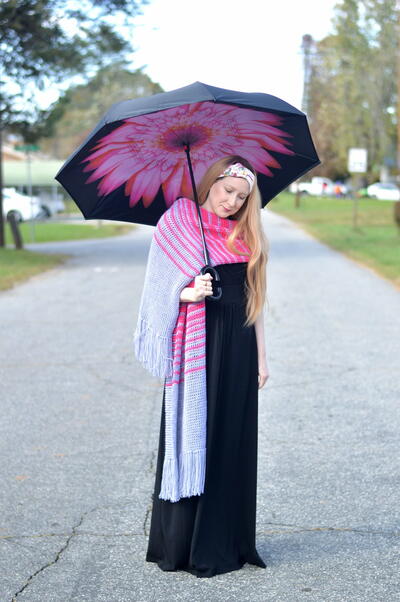 Easy Tunisian Fade Shawl Crochet Pattern