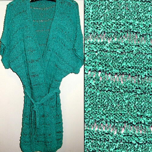 Easy Cover-Up or Robe Knitting Pattern