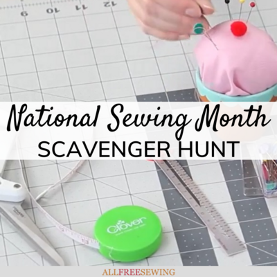 National Sewing Month Scavenger Hunt