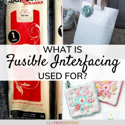 A Handy Chart of Fusible and Sew-in Interfacing