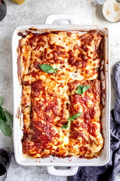 The Best Easy Lasagna Recipe- No Ricotta No Cottage Cheese