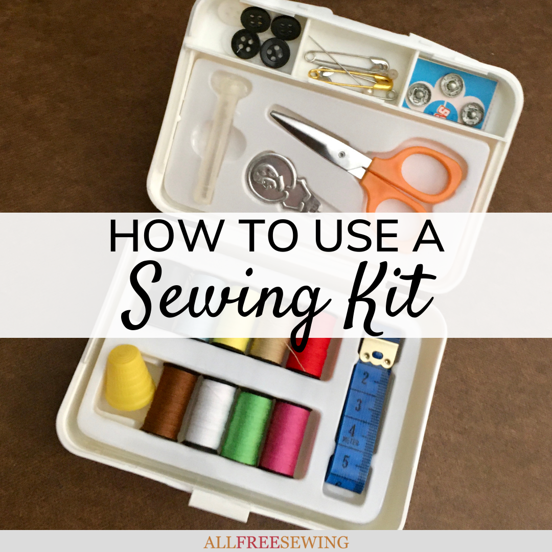 Simple DIY Hand Sewing Kit for Kids with a List of Materials