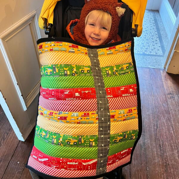 Easy Stroller Quilt Pattern | FaveQuilts.com