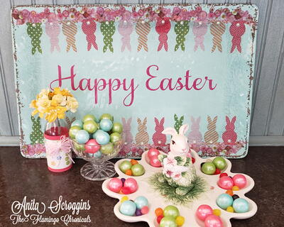 Mod Podge Easter Tray