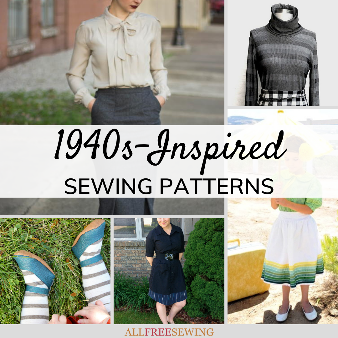 28 1940s Sewing Patterns and Tutorials | AllFreeSewing.com